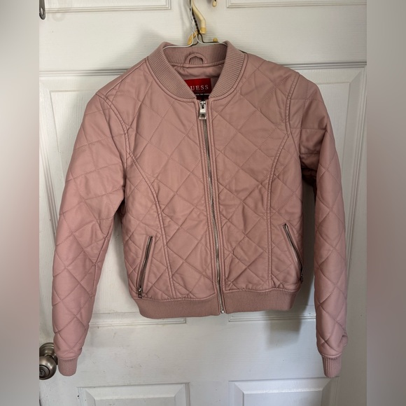 Guess Pink Bomber Jacket - Picture 1 of 6